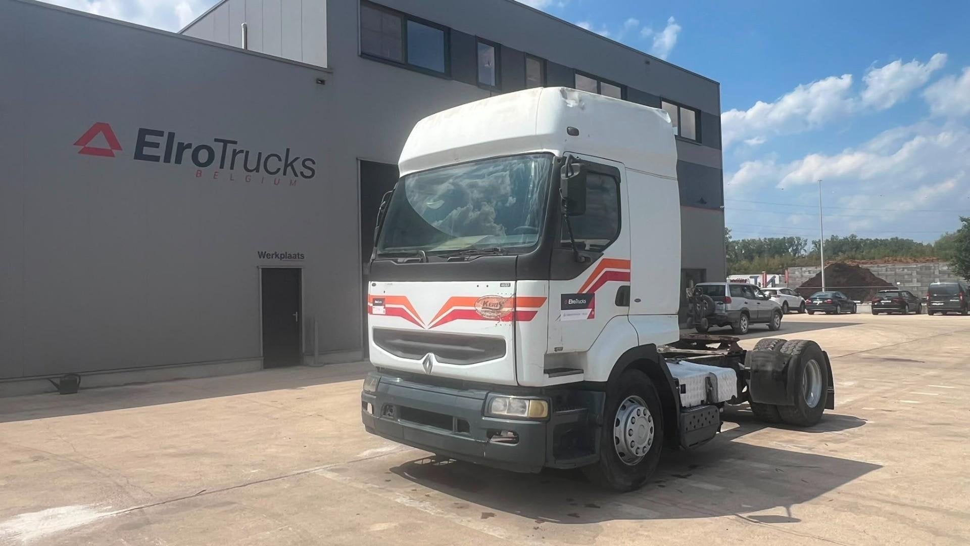 Renault Premium 400 (POMPE MANUELLE / MANUAL PUMP / EURO 2), Auto's, Vrachtwagens, Euro 2, Achterwielaandrijving, 400 pk, Overige kleuren