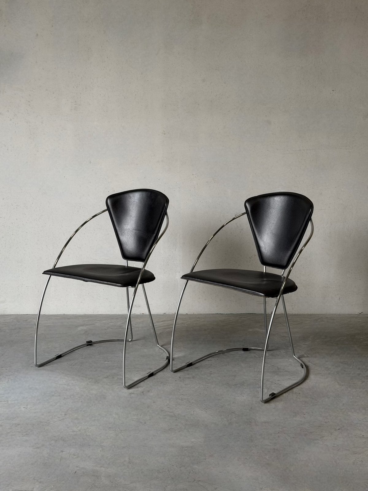 Set van 2 vintage design Italiaanse Arrben stoelen, Enlèvement, Comme neuf