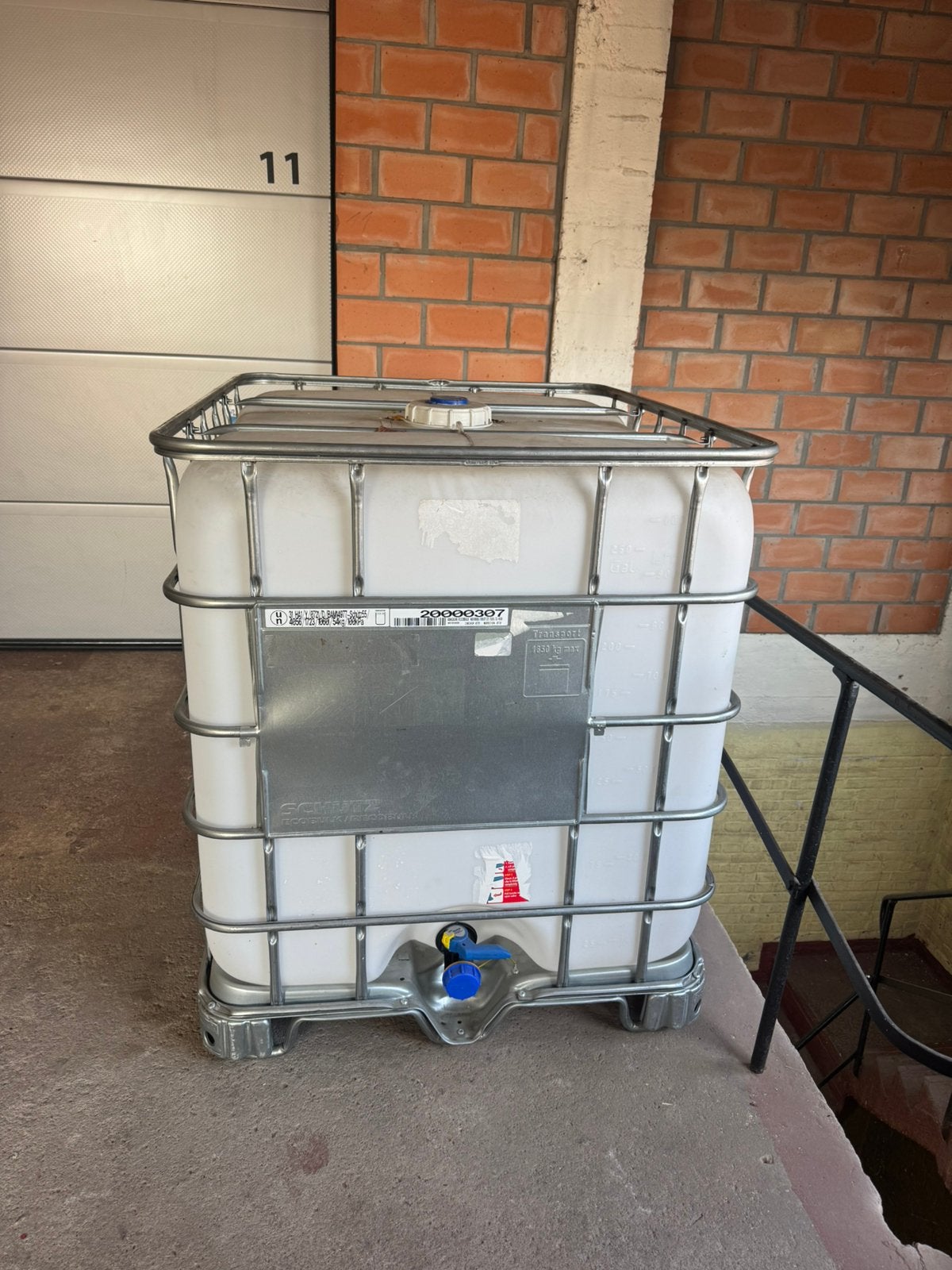 Ibc container nieuw - 1000l, Ophalen, Kunststof, Met kraantje, 150 liter of meer