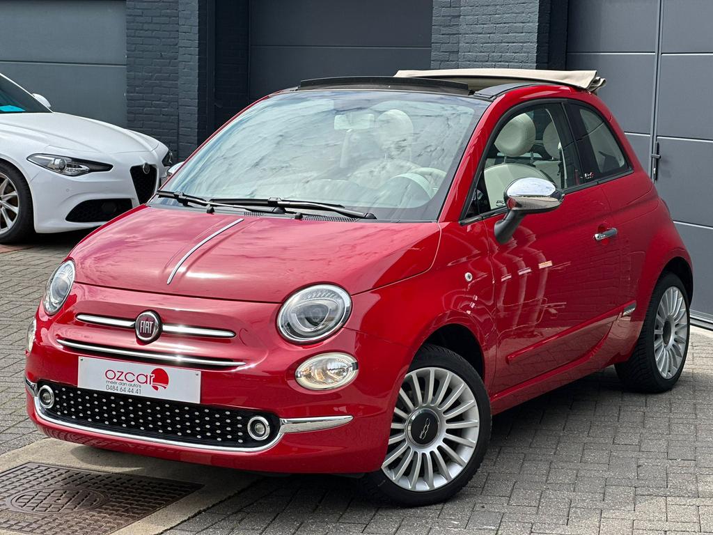 Fiat 500c 1.2i |GpsCruiseCabrio| *1JGarantie*, Auto's, Fiat, Voorwielaandrijving, 4 zetels, Stof, 115 g/km