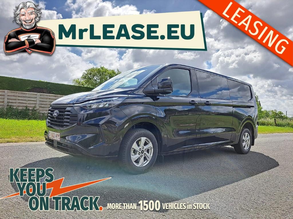 LEASING / RENTING FORD TRANSIT CUSTOM - DC 5/6 PLAATSEN, Auto's, Bestelwagens en Lichte vracht, Bedrijf, Te koop, Ford, Diesel