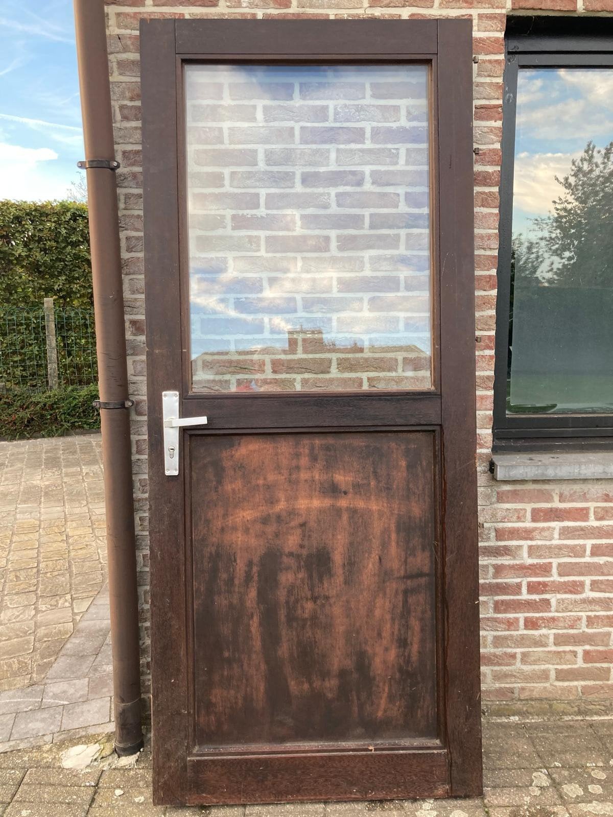 Buitendeur Meranti hout, Ophalen, Buitendeur