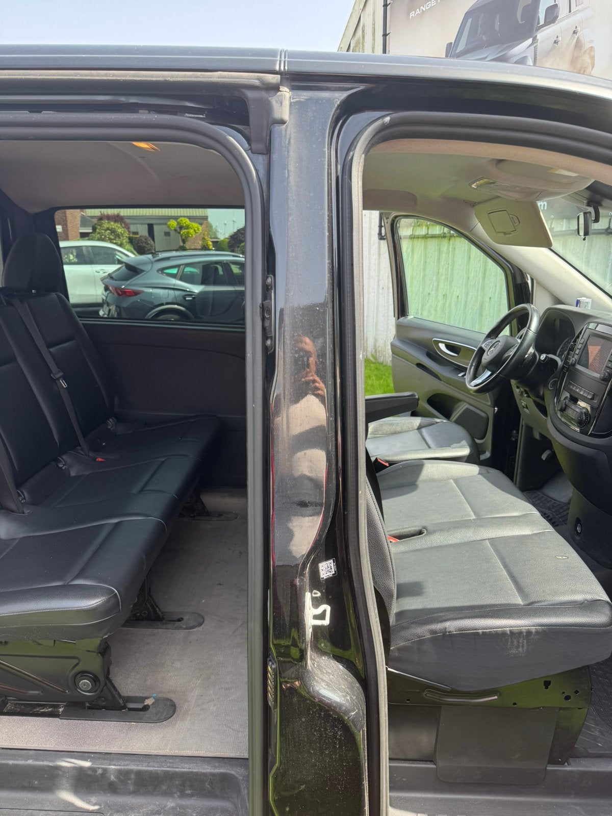 Mercedes vito dubbelcabine, Auto's, Bestelwagens en Lichte vracht, Automaat, Zwart, Mercedes-Benz, Bedrijf