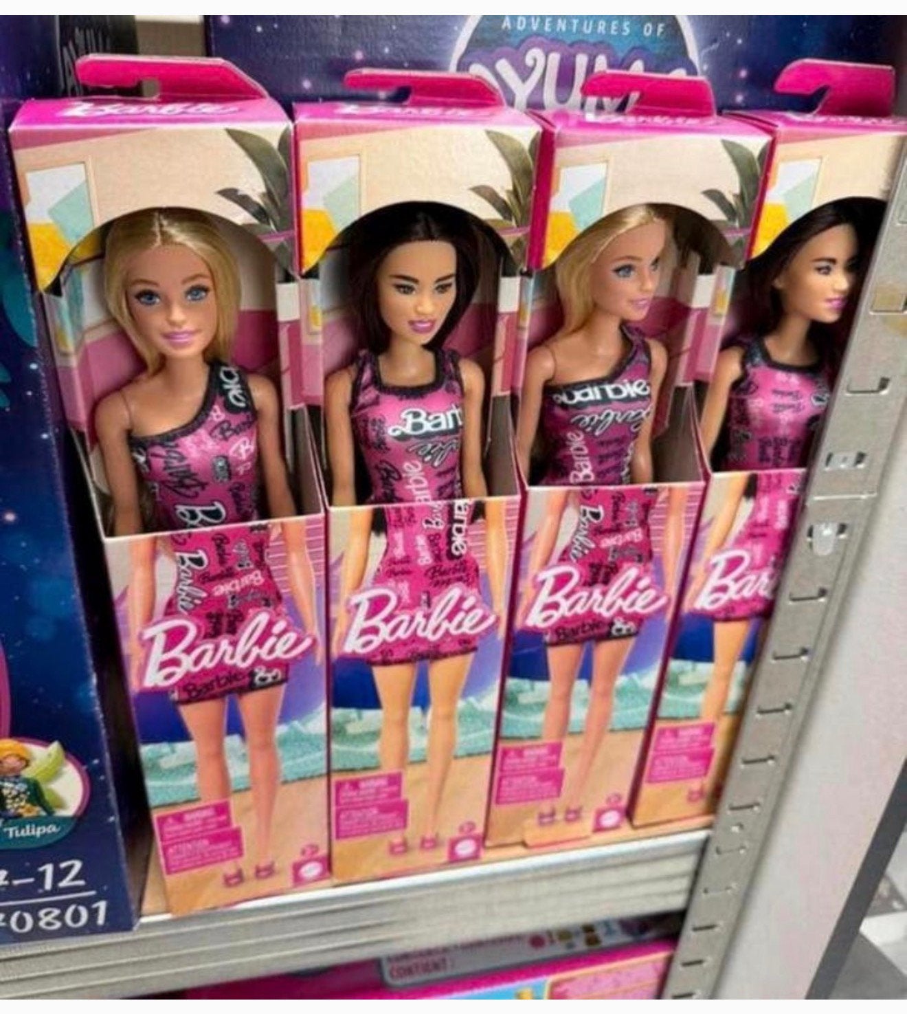 Mattel Barbie Modepop met blond of bruin haar pop - NIEUW, Ophalen of Verzenden, Nieuw, Barbie