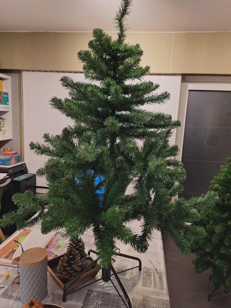 kerstboom groen 120 cm, Ophalen of Verzenden, Gebruikt