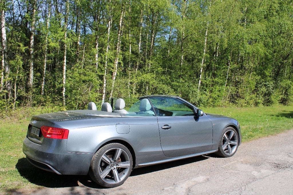 AUDI A5 CABRIOLET 2L TDI ANNEE 2017, Cuir, Argent ou Gris, Euro 6, Entreprise