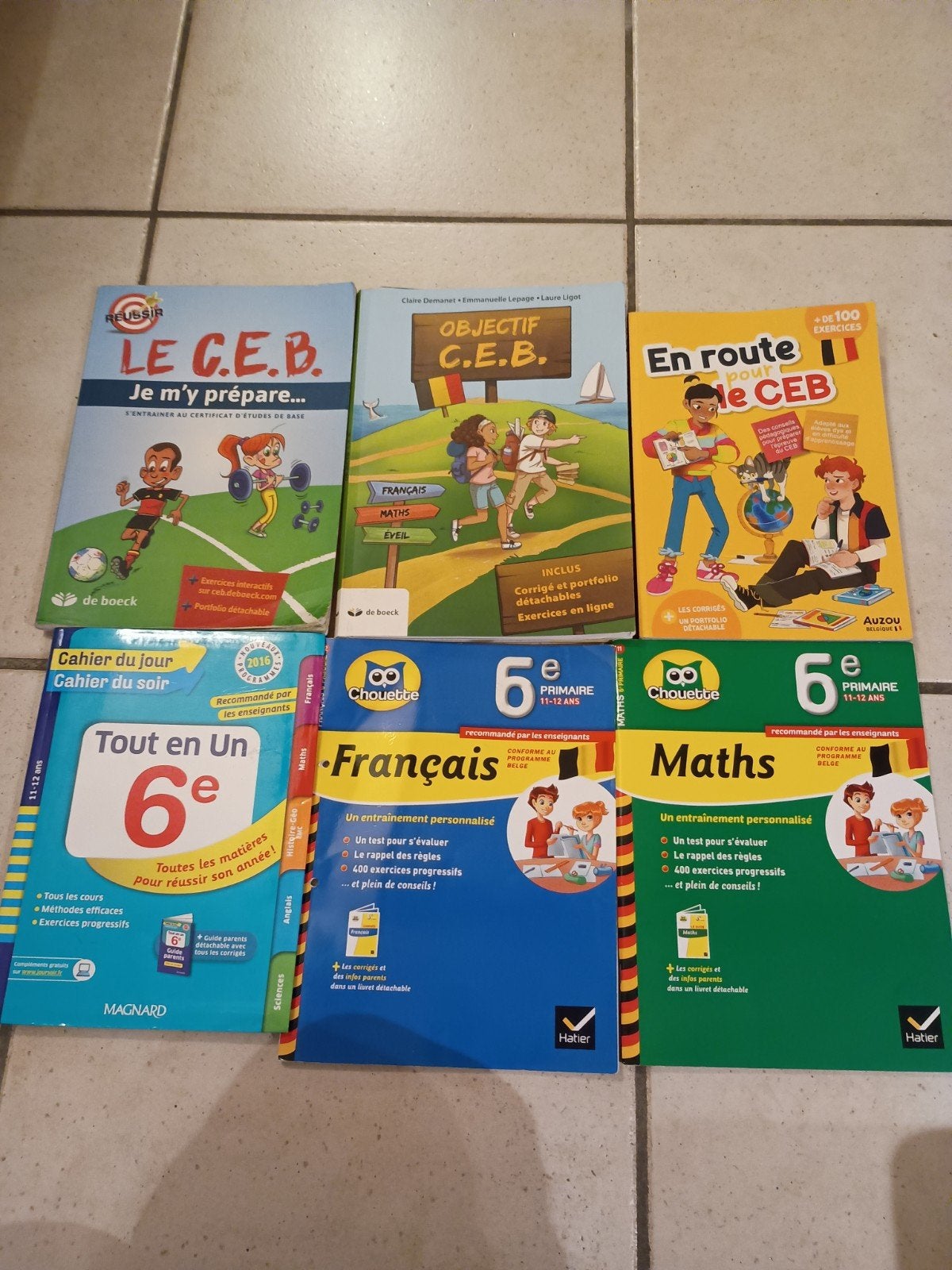 livres préparatoires au CEB, Enlèvement ou Envoi, Comme neuf
