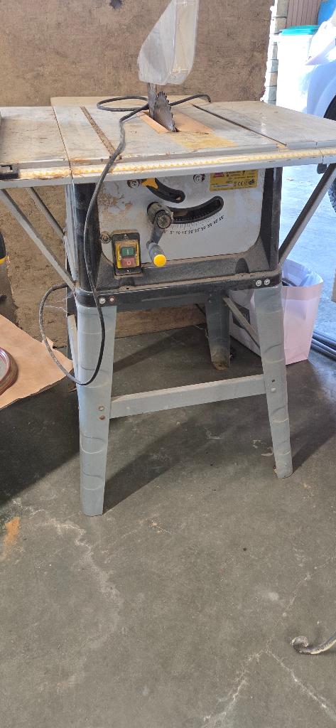Scie circulaire sur table 1500W Topcraft, Doe-het-zelf en Bouw, Gereedschap | Zaagmachines, Ophalen, Gebruikt, Cirkelzaag, TOP CRAFT