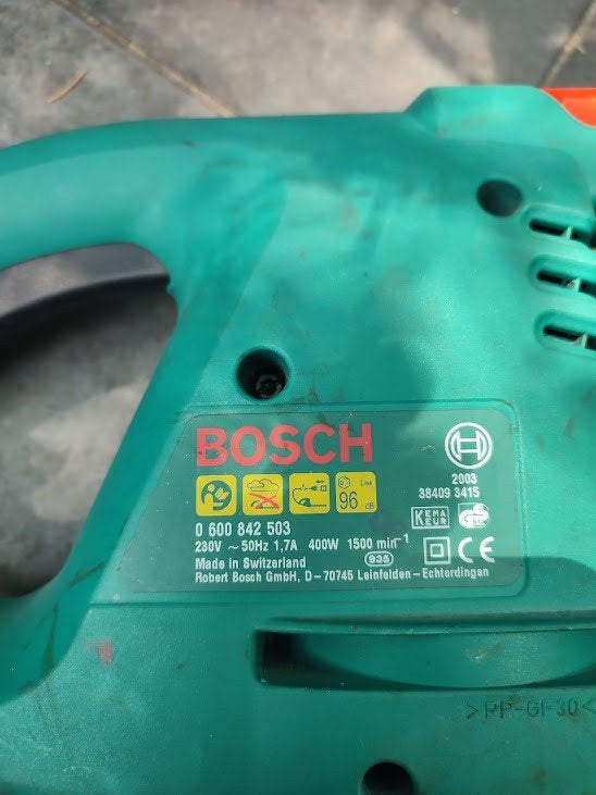 Taille Haies Bosch, Enlèvement, Utilisé, Électrique, Bosch