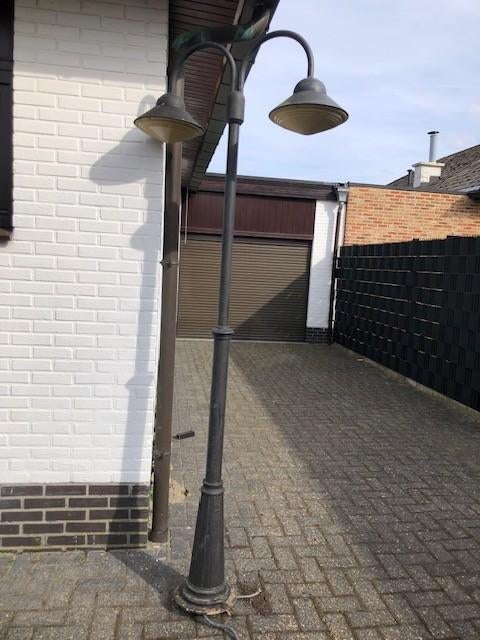 TUIN LANTAARNPAAL DUBBEL  OF TRIPLE, Tuin en Terras, Ophalen, Zo goed als nieuw, IJzer