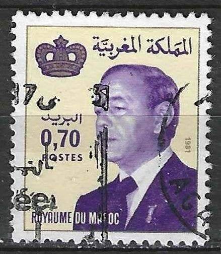 Marokko 1982 - Yvert 915 - Koning Hassan II - 70 c. (ST), Verzenden, Marokko, Gestempeld