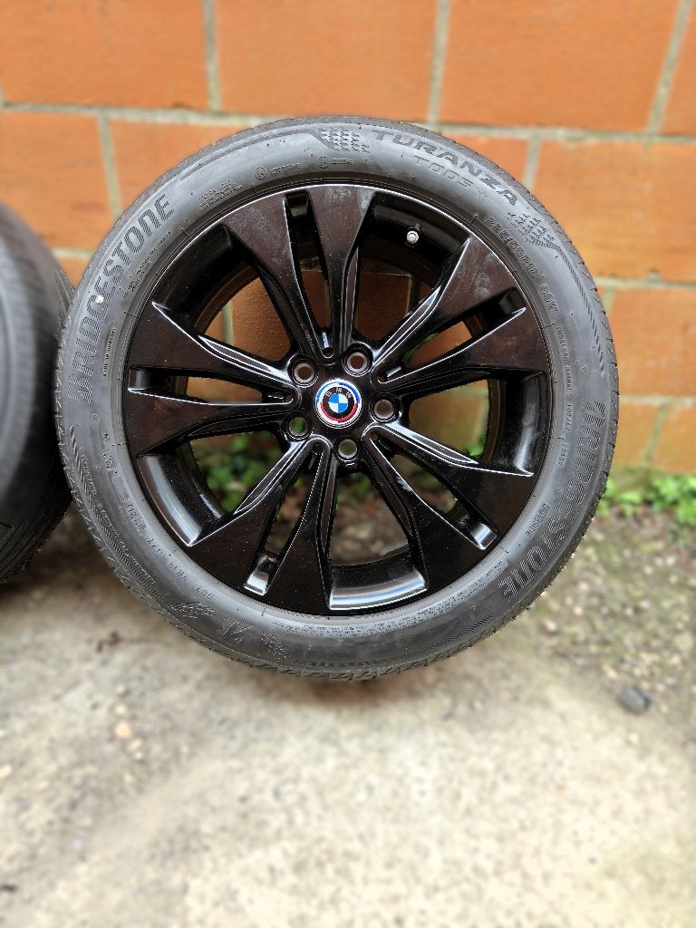 Jantes noir original BMW X1 X2, Autos : Pièces & Accessoires, Pneus et Jantes, Véhicule de tourisme, Pneus été, 18 pouces