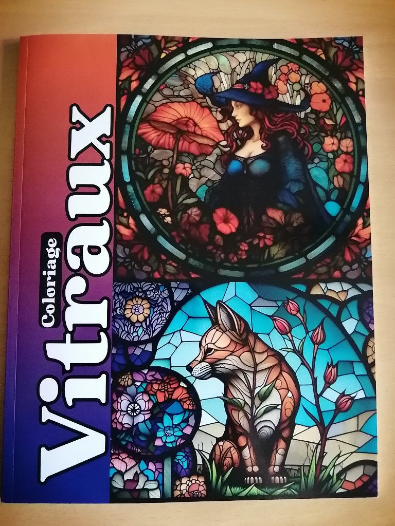 Coloriage Vitraux - Art-thérapie, Enlèvement ou Envoi