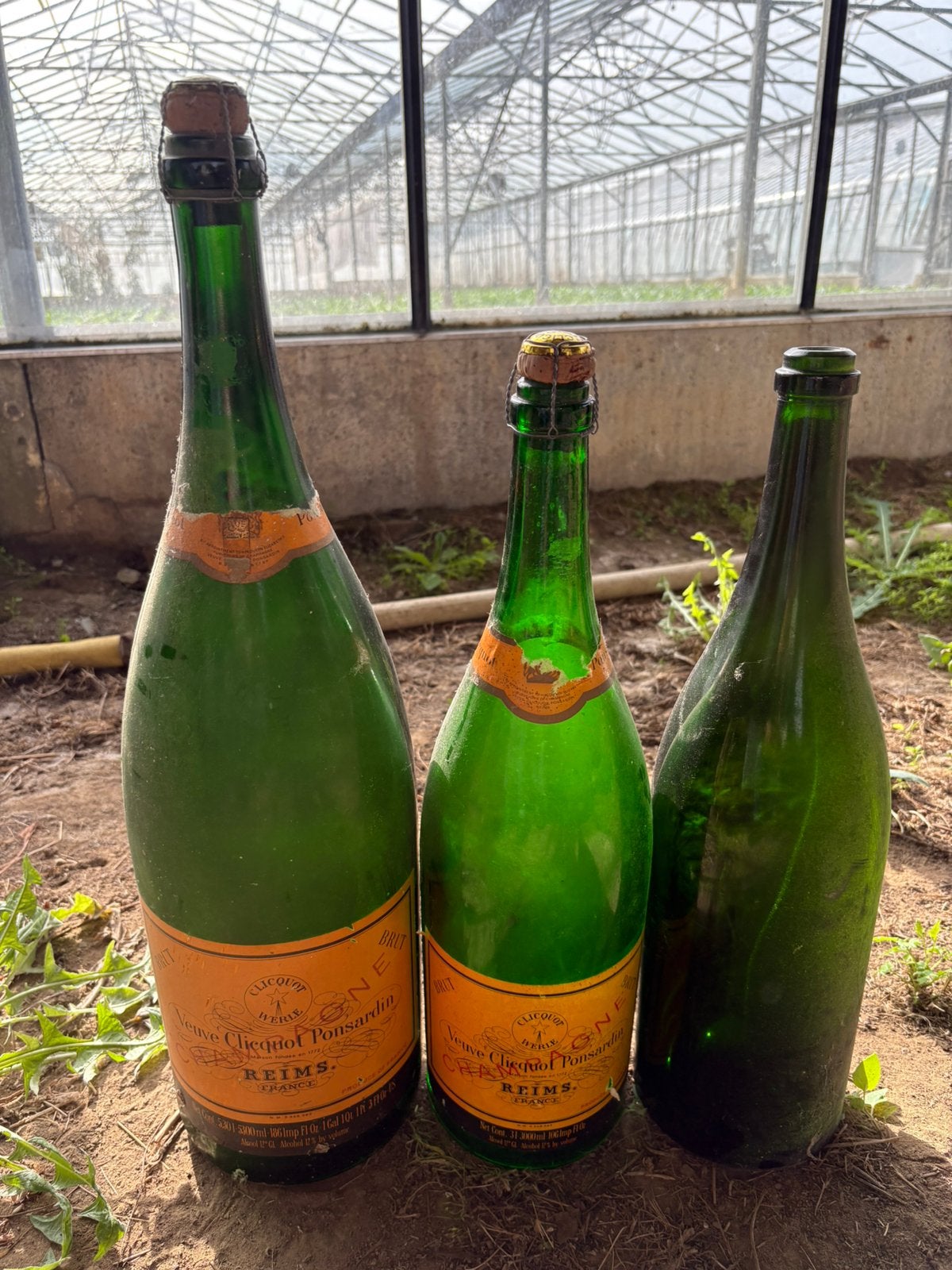 Bouteilles à champagne factices Veuve Clicquot 2x3L 1x, Collections, Enlèvement, Utilisé, France, Champagne