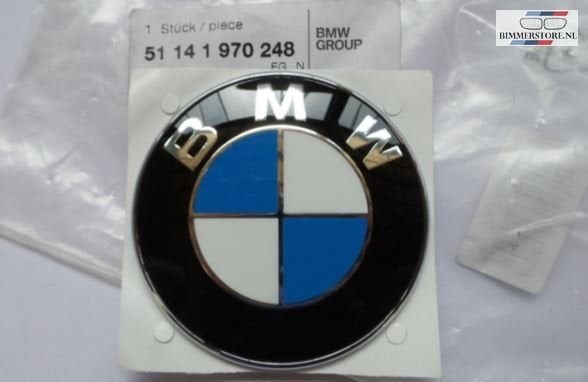BMW embleem achterklep logo zwart blauw wit chrome nieuw BMW, Auto-onderdelen, -, -, Nieuw, Ophalen of Verzenden