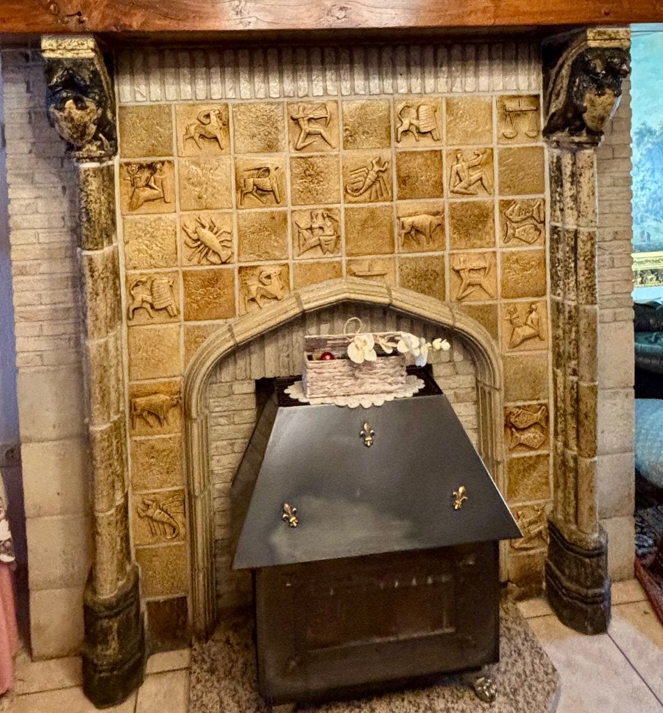 cheminée à motifs animaliers, Enlèvement, Comme neuf, Insert, Autres types