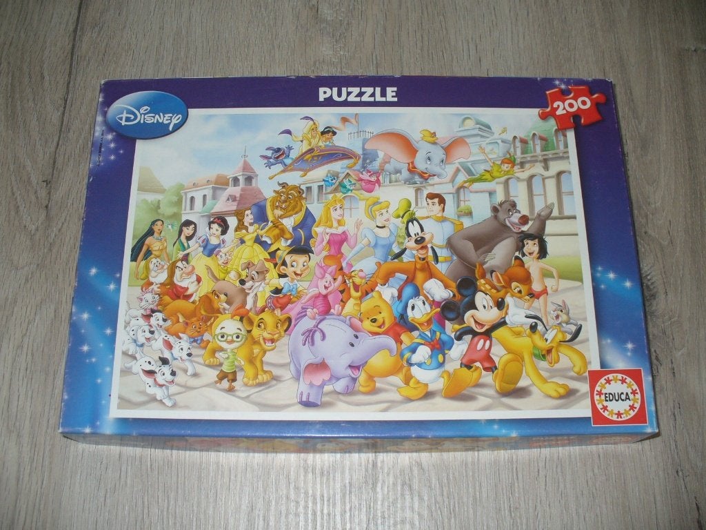 Puzzel Disney 200 stuks, Enlèvement ou Envoi, Plus de 50 pièces, Comme neuf