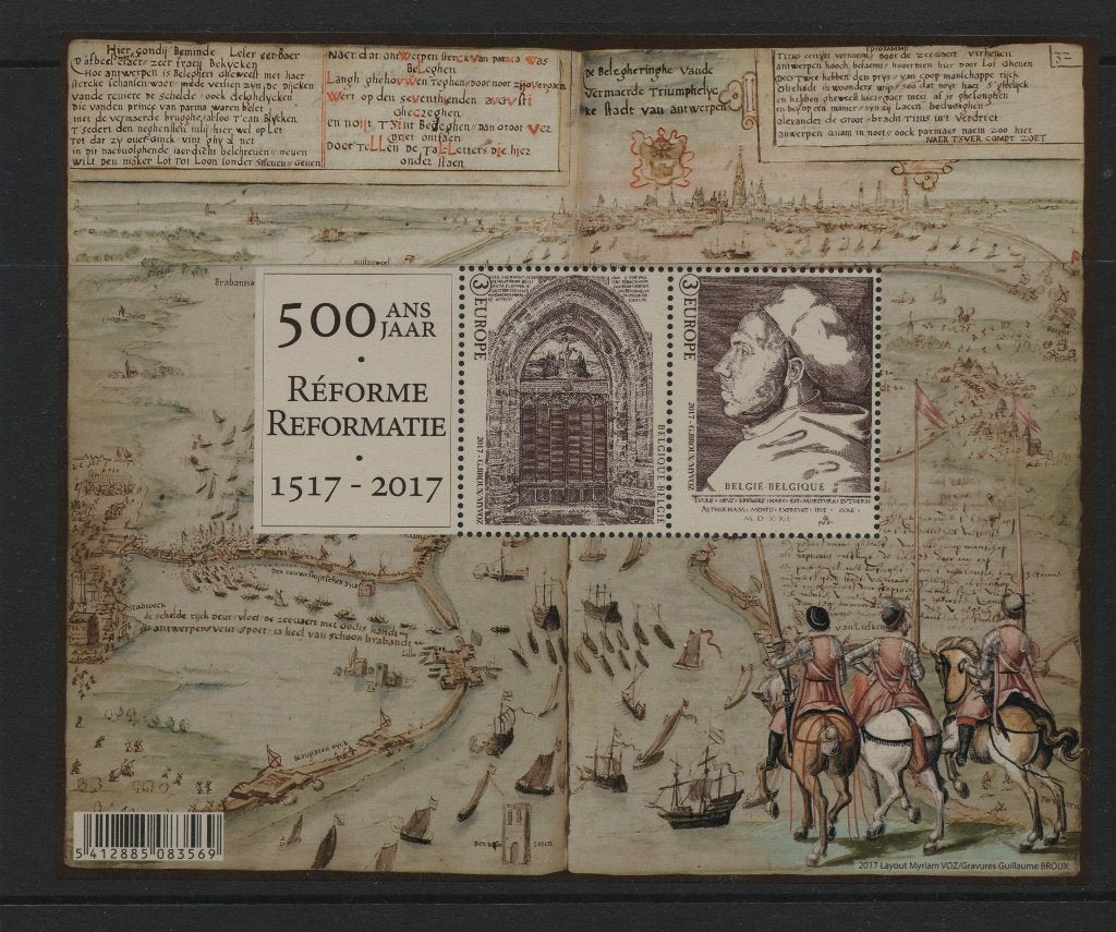 Blok 500 jaar Luther onder postprijs, Ophalen of Verzenden, Postfris, Overig