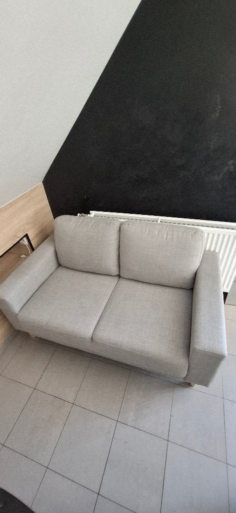 Zetel, Huis en Inrichting, Zetels | Zetels, Ophalen, Tweepersoons, Zo goed als nieuw, Rechte bank