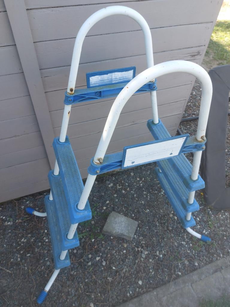 Zwembad ladder, Tuin en Terras, Ophalen, Gebruikt, Ladder