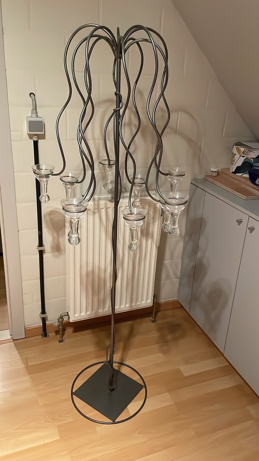 Staander voor teelichten, Huis en Inrichting, Ophalen, Zo goed als nieuw, Glas, 150 tot 200 cm