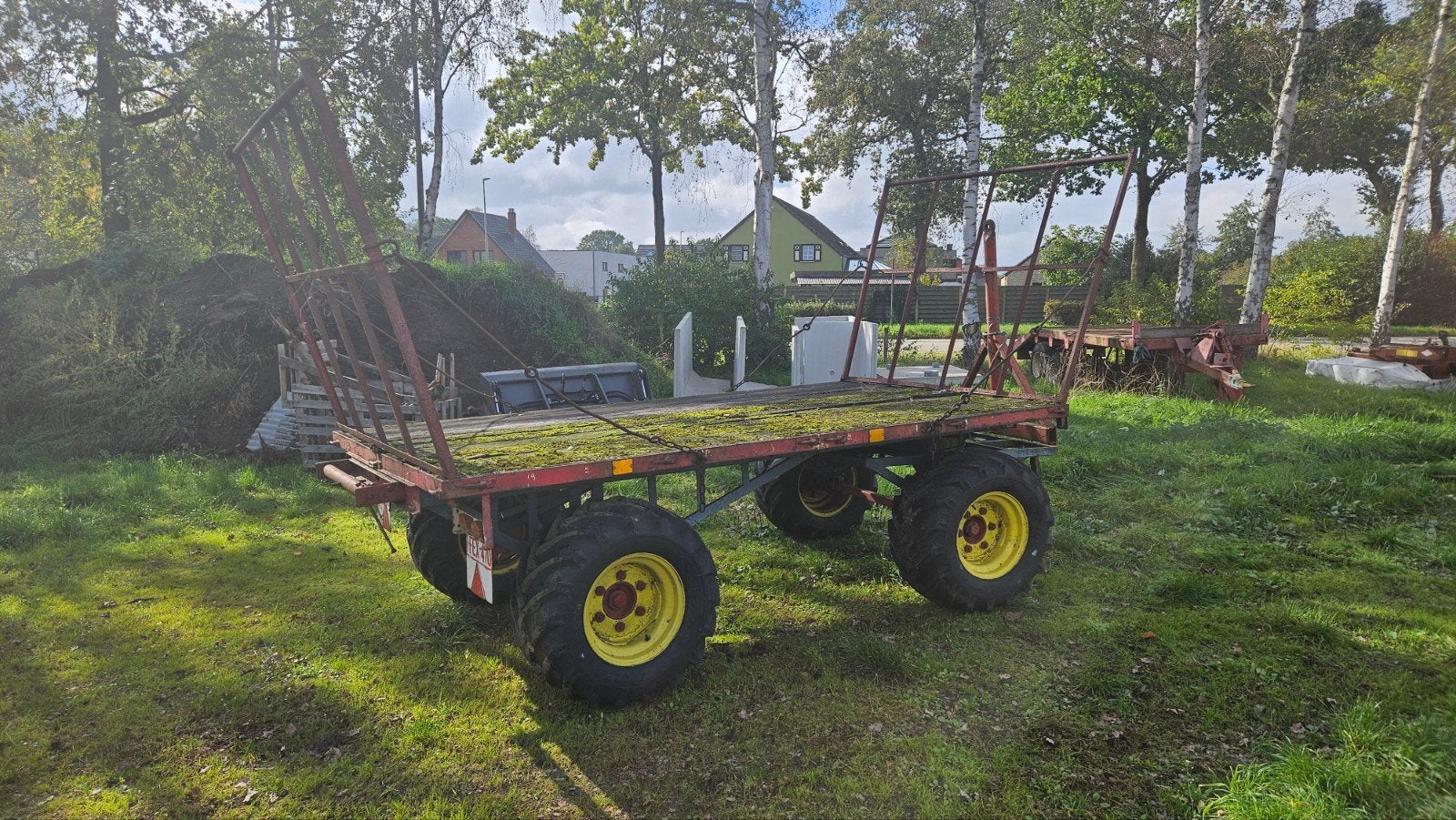 Platte wagen, Zakelijke goederen, Ophalen, Veehouderij, Transport