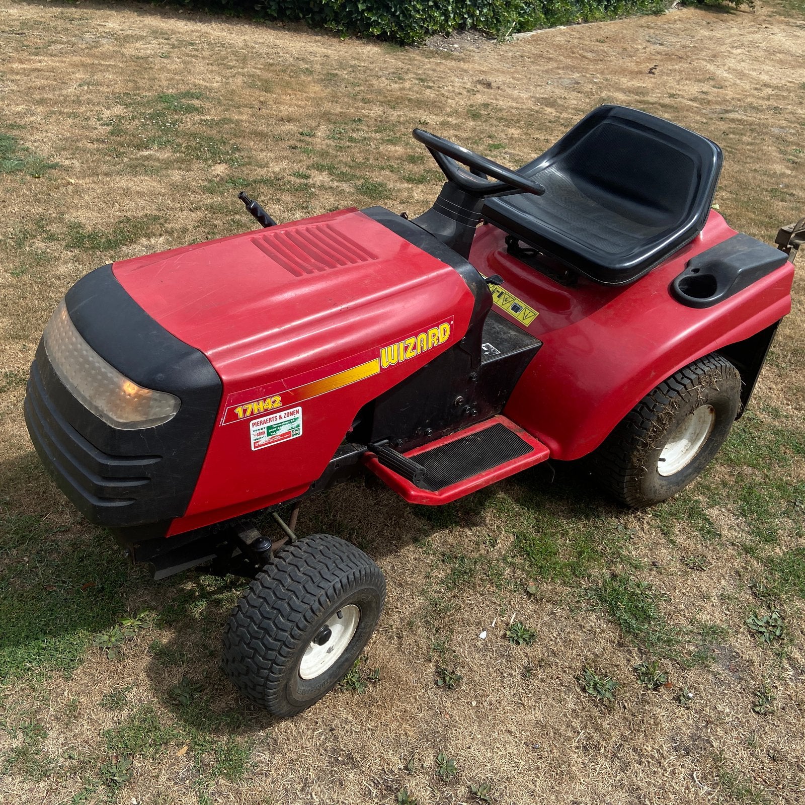 Zitmaaier wizard 17 hp met benodigdheden zie foto’s lees adv, Tuin en Terras, Ophalen