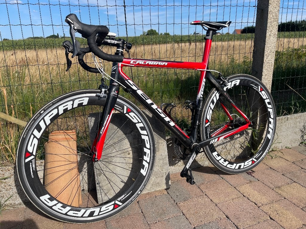 Sensa Calabria LTD 2014– Carbon– Ultegra–Supra carbon wielen, Autres marques, Frein sur jante, Comme neuf, Enlèvement