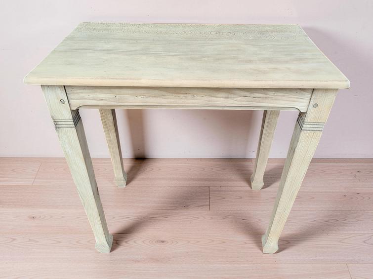 Authentique petite table ancienne en chêne massif, Enlèvement