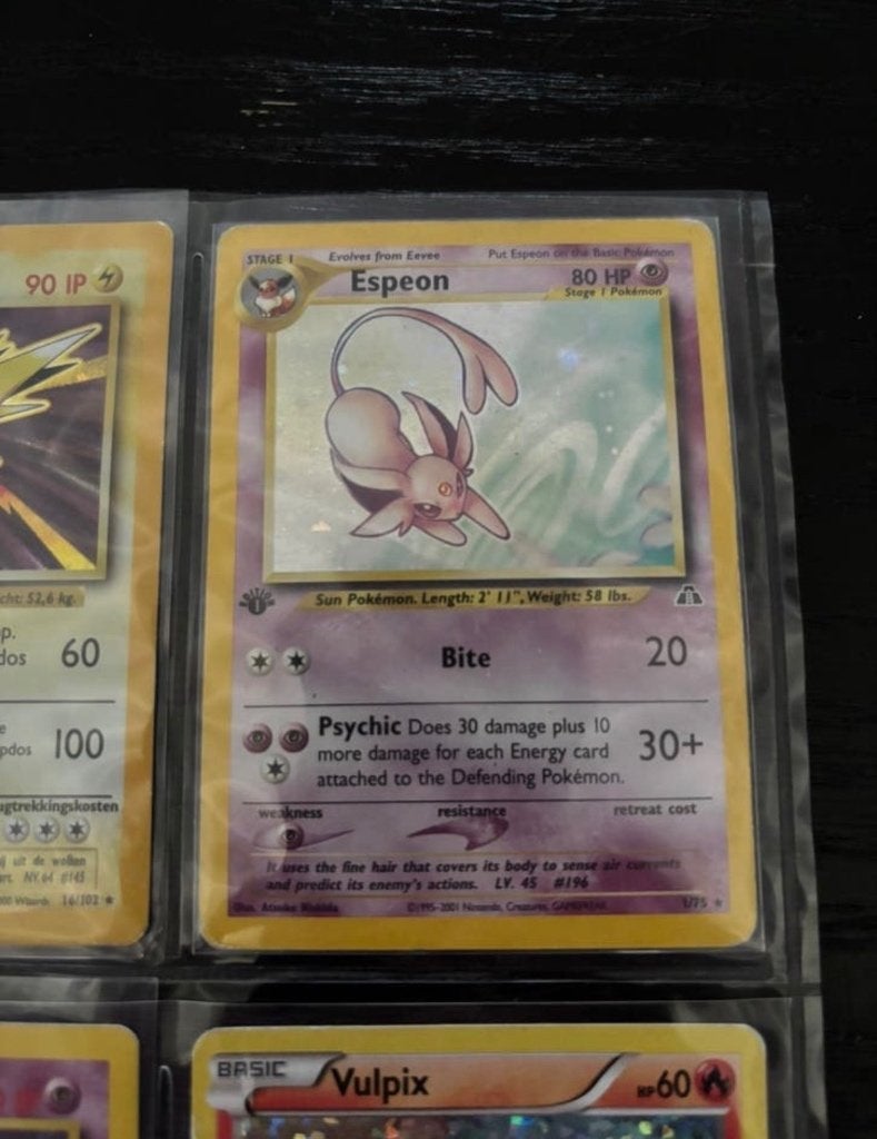 9 zeldzame vintage Pokemon kaarten, Hobby en Vrije tijd, Verzamelkaartspellen | Pokémon, Ophalen of Verzenden, Zo goed als nieuw