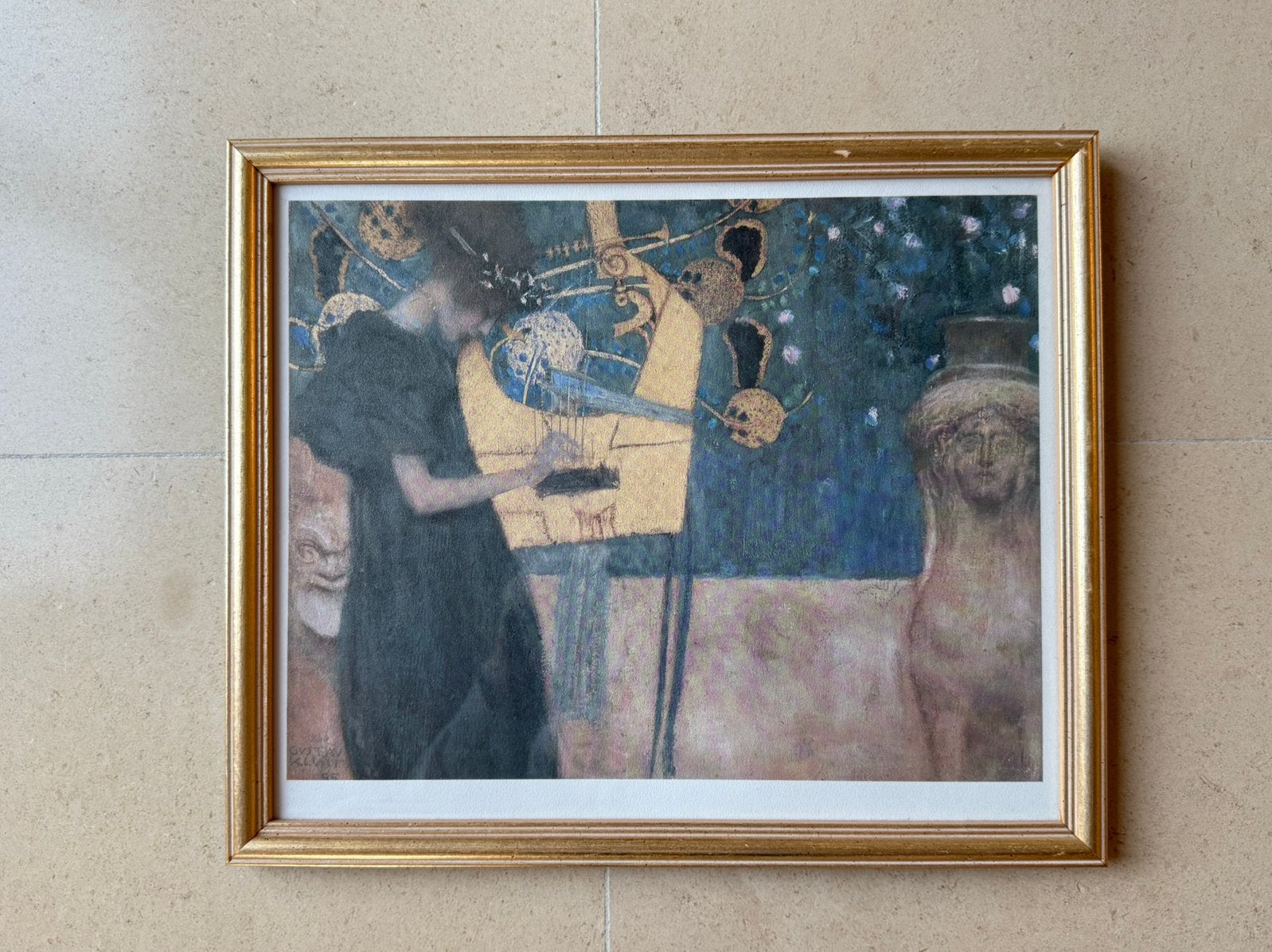 kader Gustav Klimt afbeelding 10 euro, Ophalen