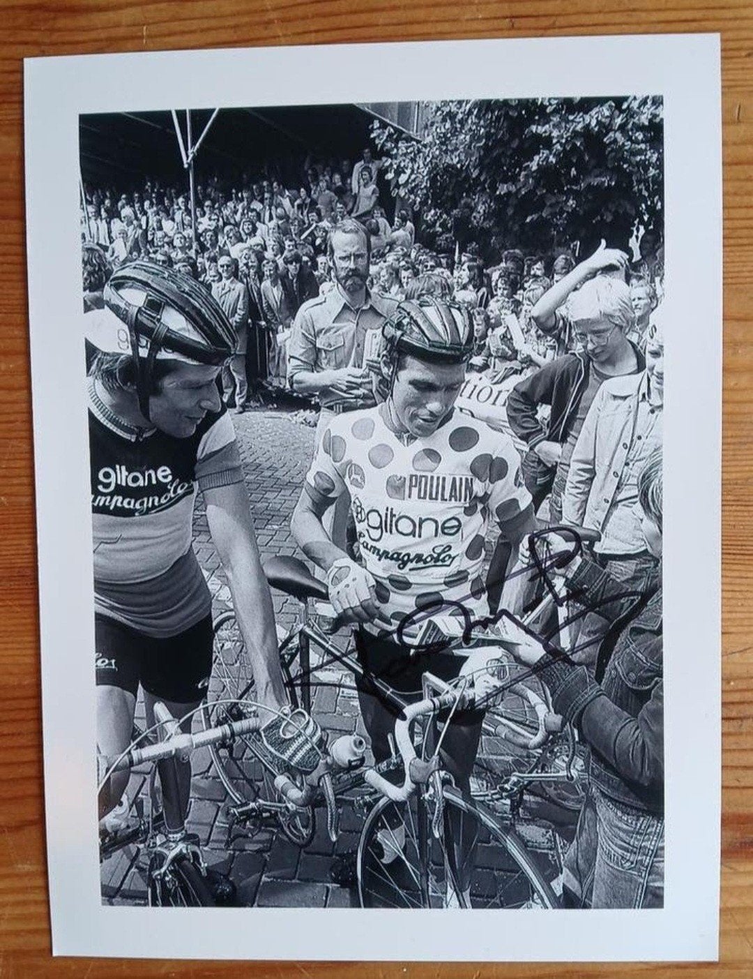 Gesigneerde foto van Lucien van Impe., Verzenden