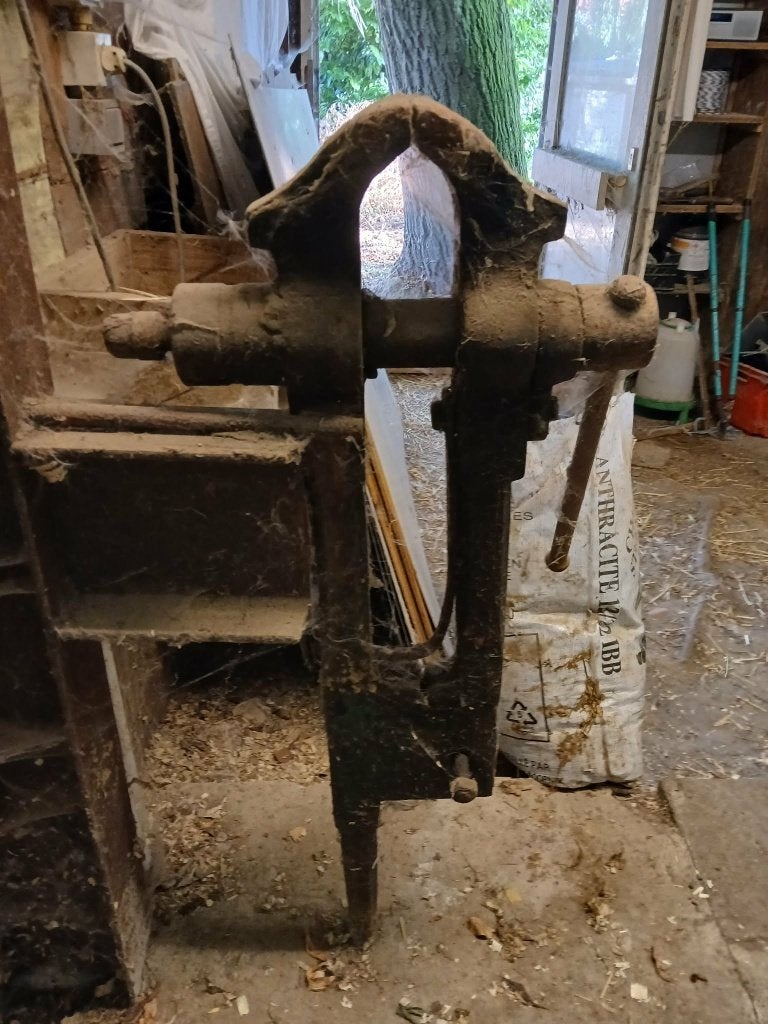 Staart bankschroef, Doe-het-zelf en Bouw, Ophalen, Gebruikt, Bankschroef