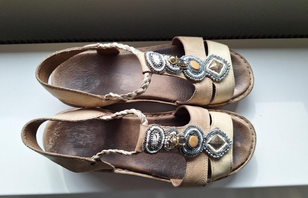 Sandales Femme  Rieker, Beige, Enlèvement, Porté, Sandales et Mûles