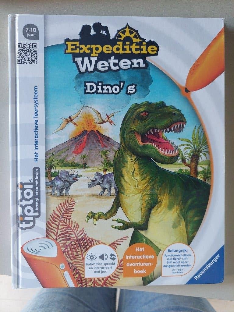 Tiptoi dino's boek, Ophalen of Verzenden, Gebruikt, Taal en Lezen, Met geluid