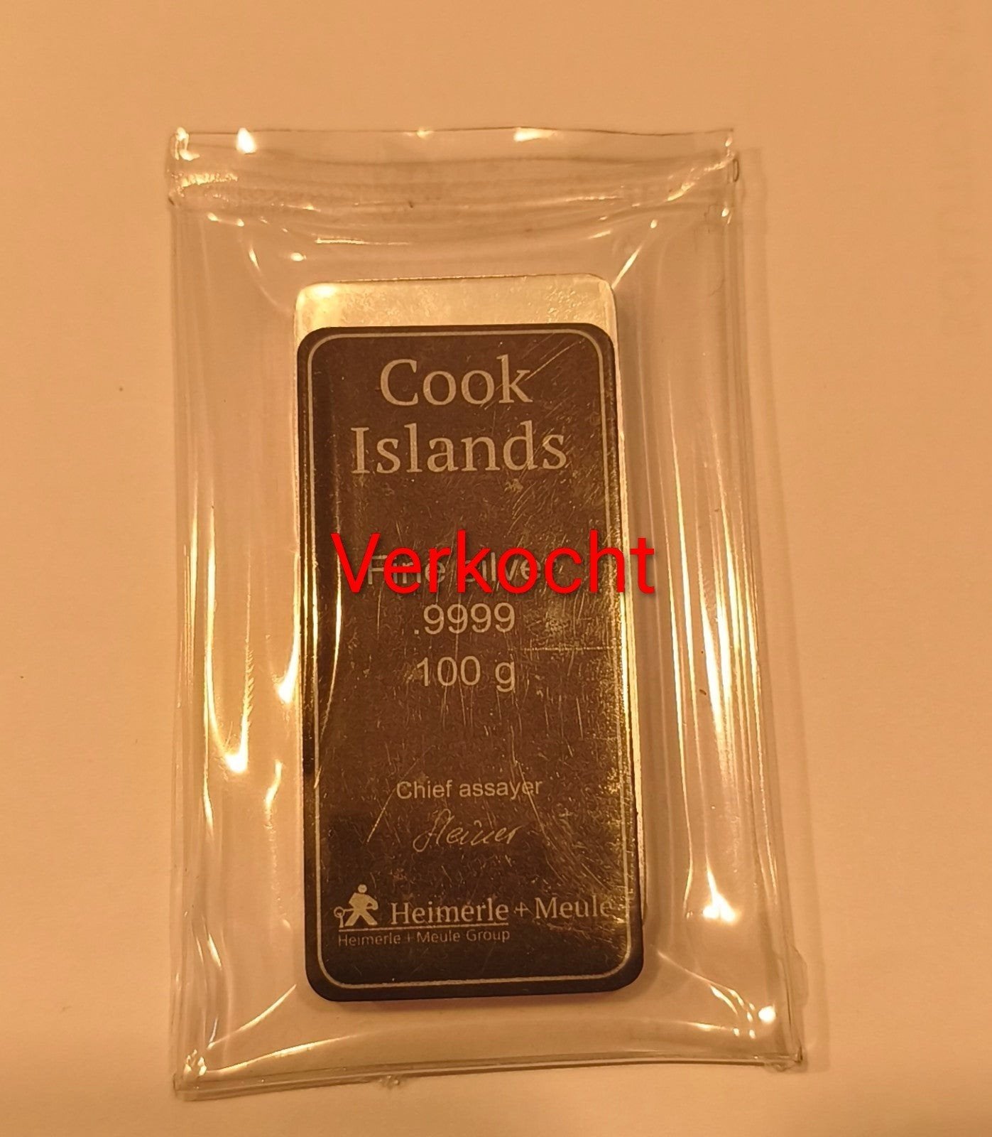 Magnifique porte-monnaie en argent des îles Cook, 100 g (.99, Enlèvement ou Envoi, Argent