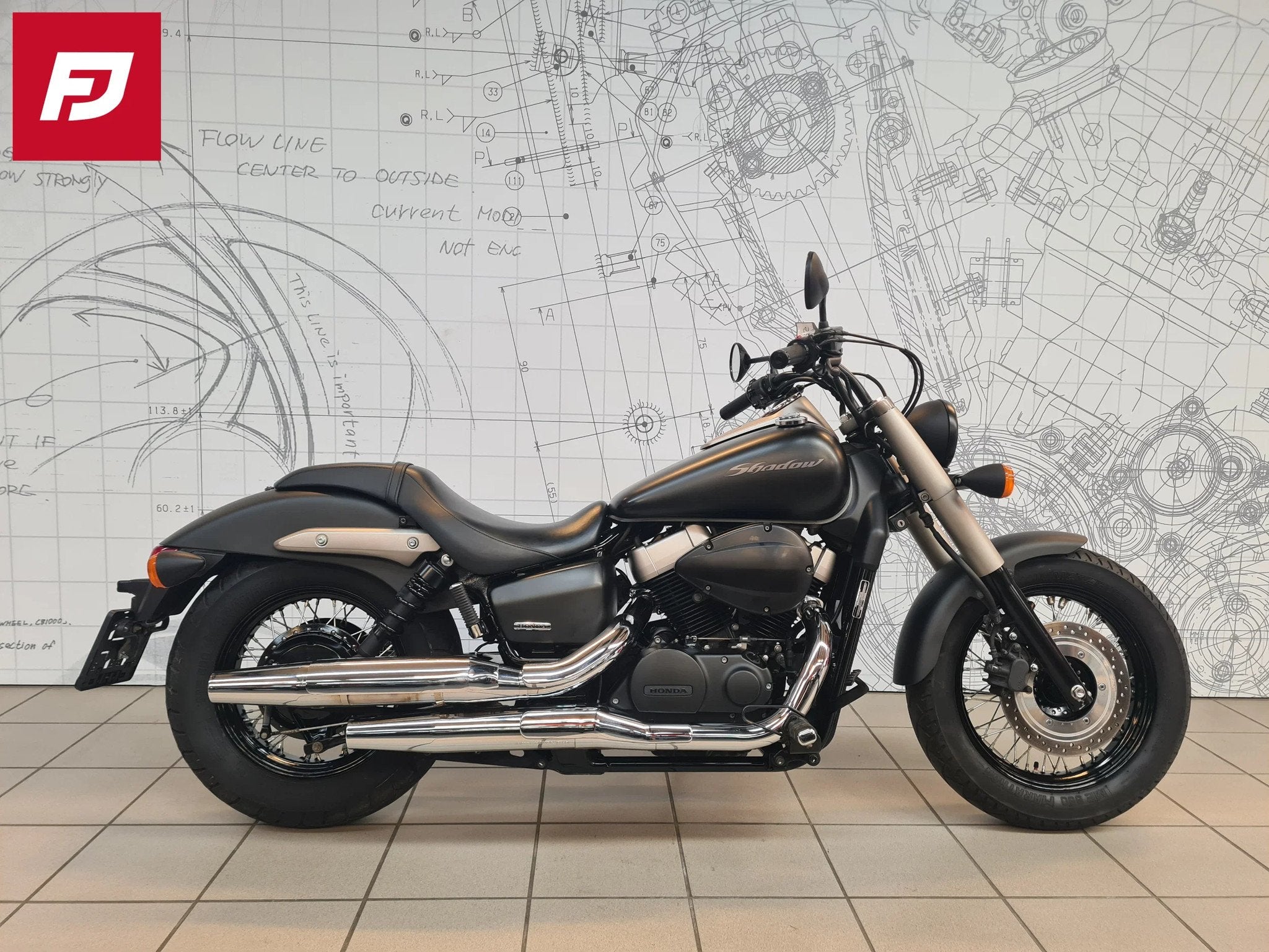 Honda VT750 Shadow (bj 2012), Motoren, 750 cc, Chopper, Bedrijf