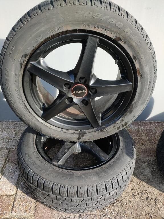 Winterbanden Sottozero/Ronal HP2- 205/60R16 92H Pire- 06125, Auto-onderdelen, Overige Auto-onderdelen, Gebruikt, Ophalen