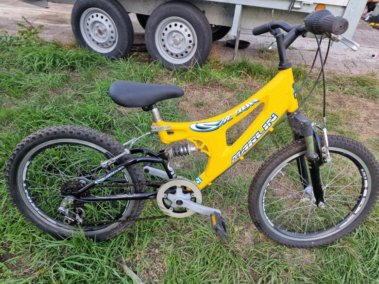 jongensfiets marlin 20", Vélos & Vélomoteurs, Vitesses, Frein sur jante, Utilisé, 20 pouces