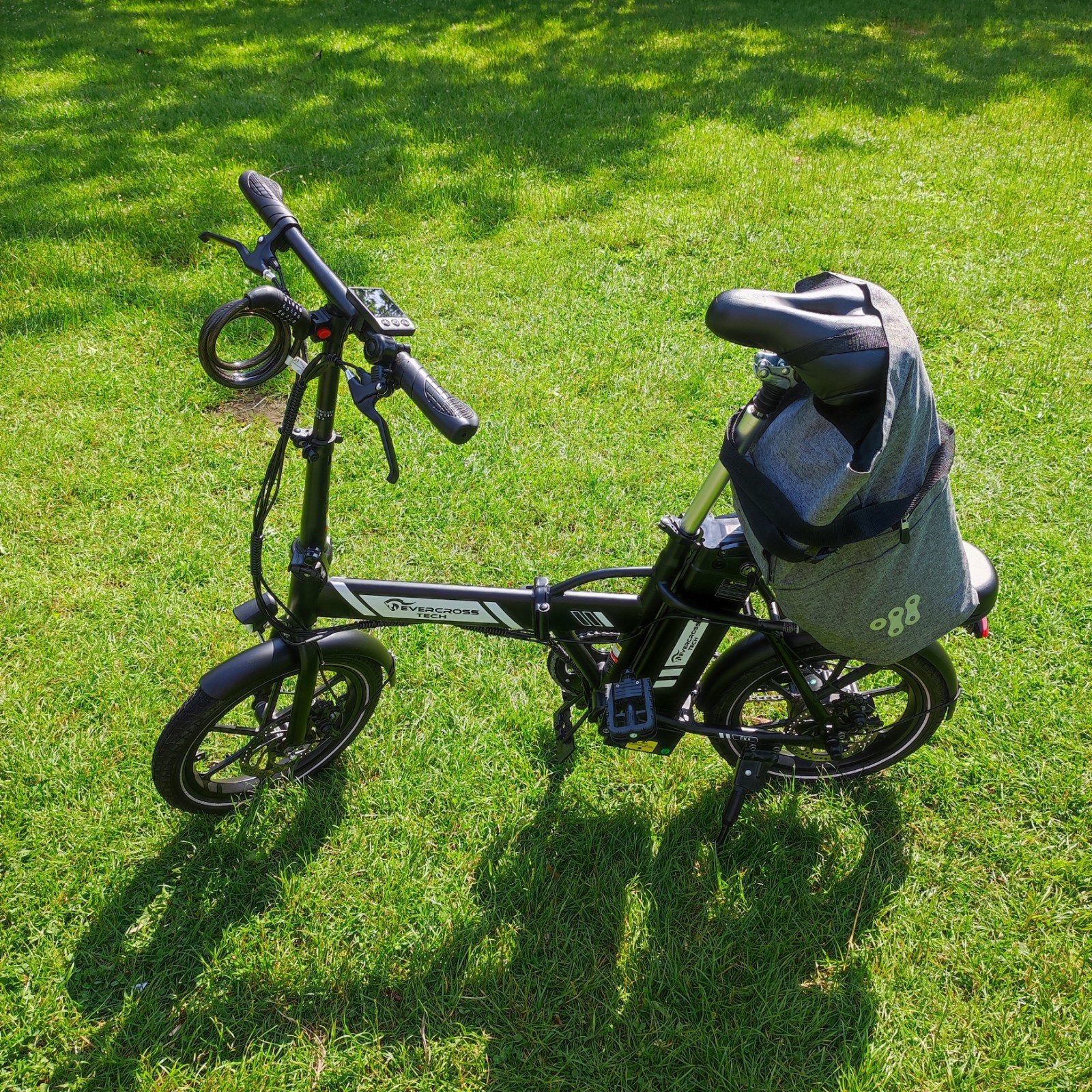 Nieuwe elektrische fiets, Ophalen