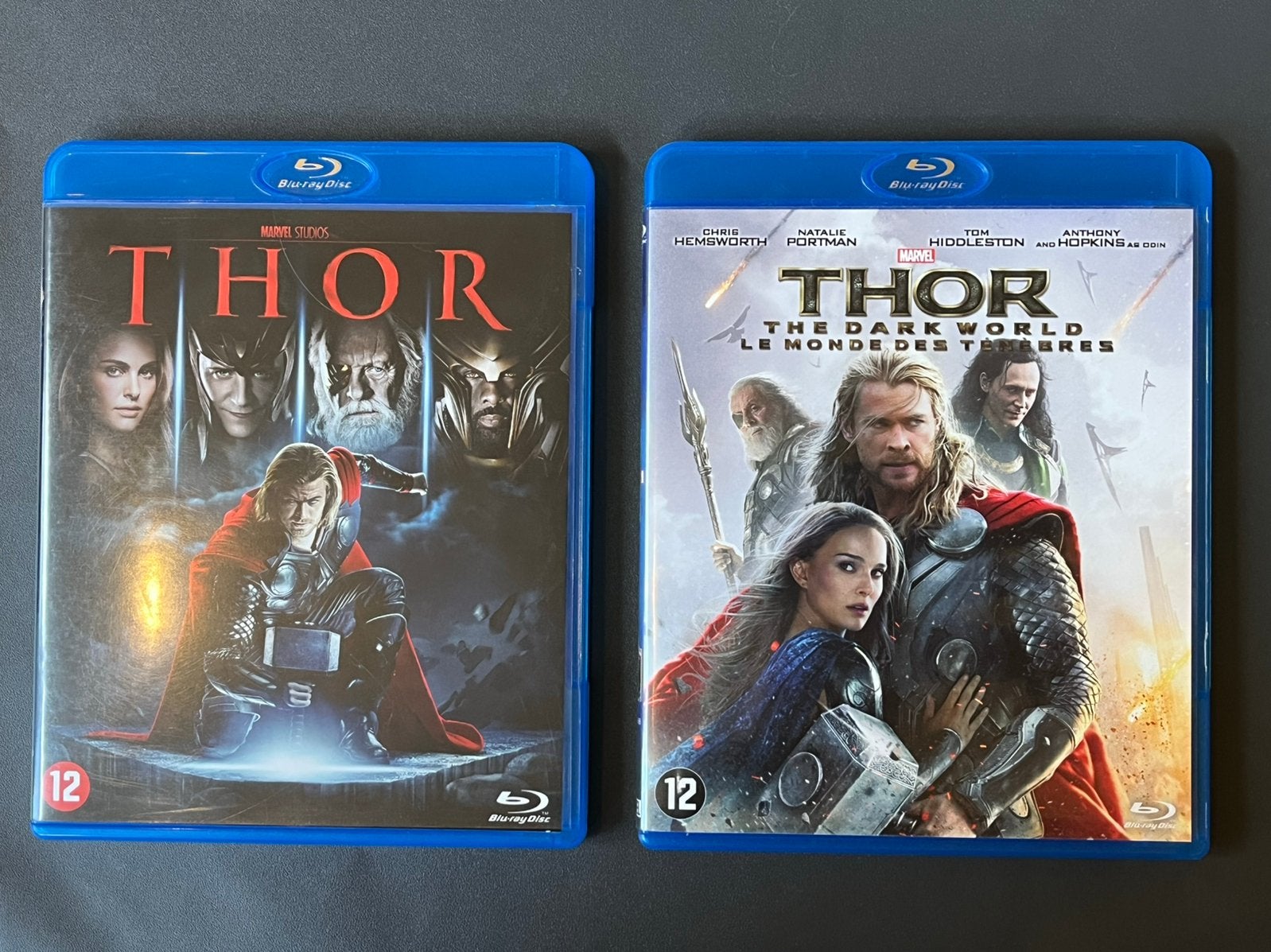 2 Bluray Thor en Thor de donkere wereld, Verzenden, Zo goed als nieuw