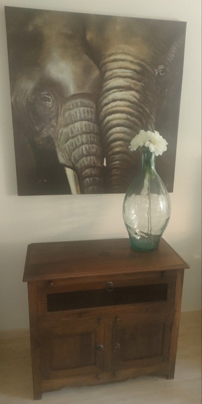 Prachtig tv meubel / dressoir, Huis en Inrichting, Kasten |Televisiemeubels, Ophalen, Koloniaal, 50 tot 100 cm, Minder dan 100 cm