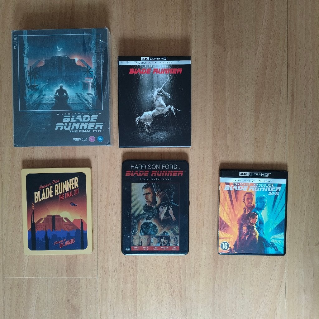 Blade Runner Blu-Ray/DVD collectie, Ophalen of Verzenden, Nieuw in verpakking, Film, Blu-ray