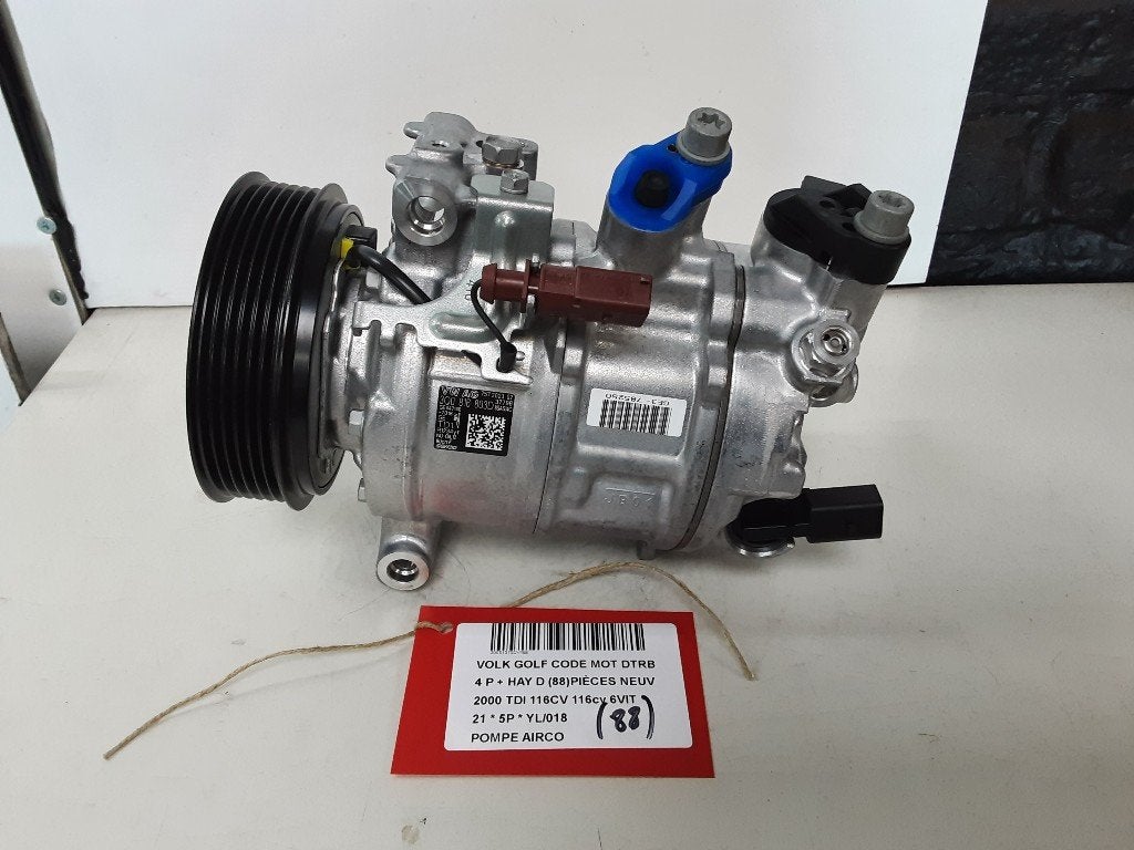 COMPRESSEUR CLIMATISATION Golf VIII (CD1) (3Q0816803D), Volkswagen, Volkswagen AG, Utilisé, Kundenbetreuung@volkswagen.de