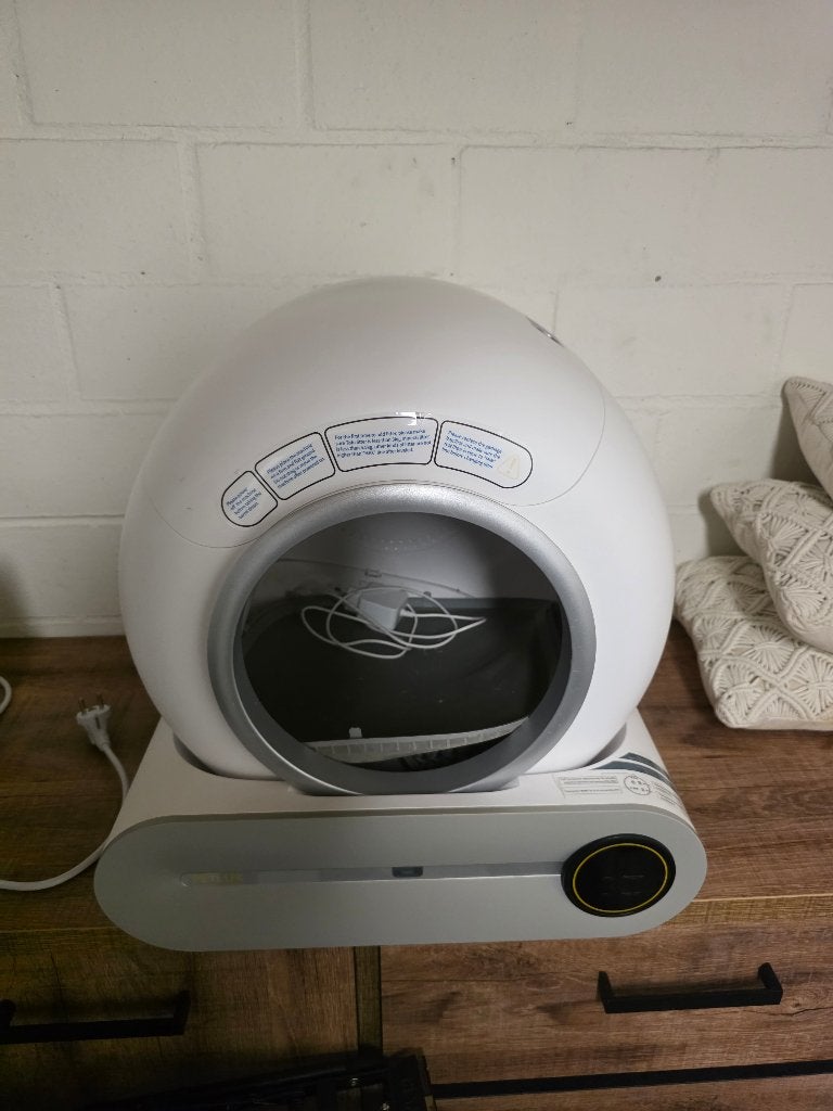Kattenbak, Ophalen, Zelfreinigend, Gebruikt, Open