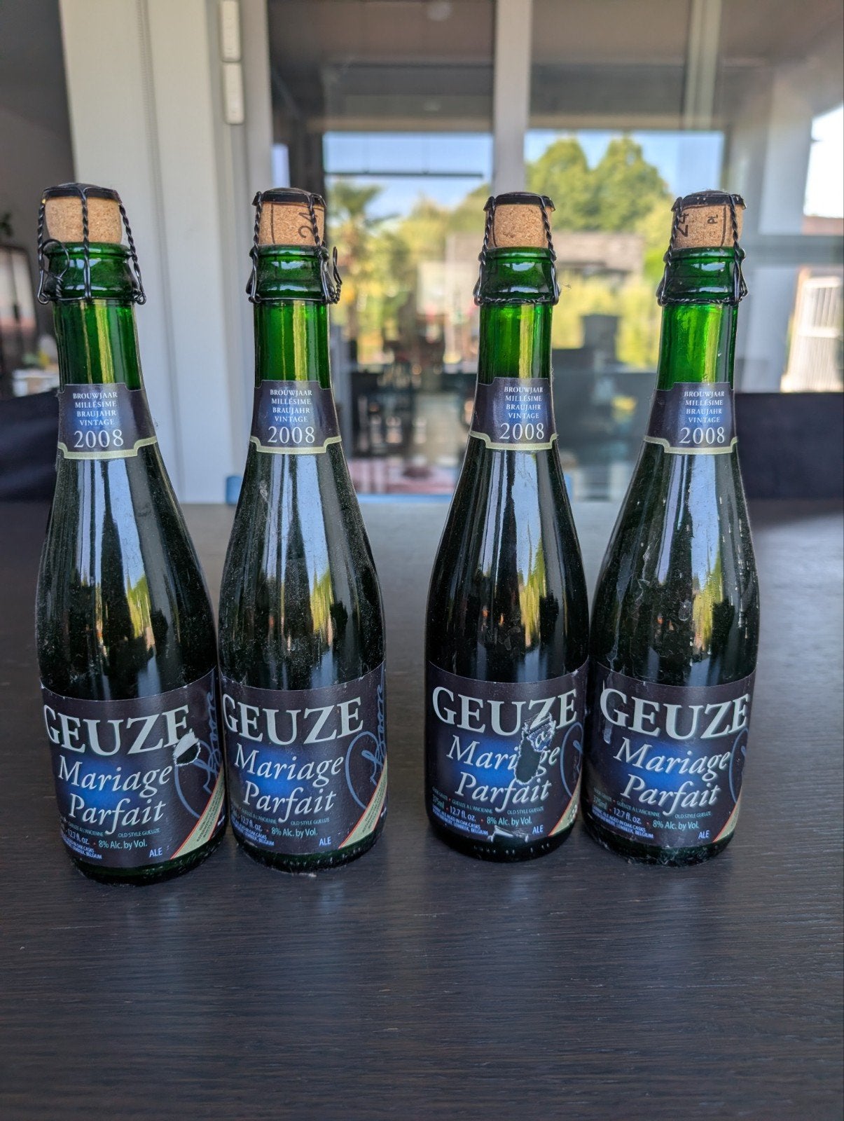 Geuze Mariage Parfait - brouwjaar 2008, Ophalen