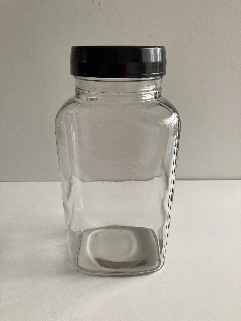 Bonbonnière vintage en verre Tonnema's Spécialités bakélite, Antiquités & Art, Enlèvement ou Envoi