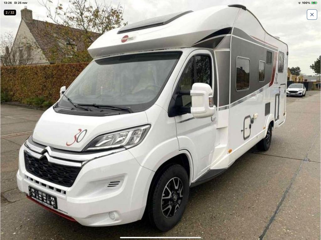 Büstner Ixeo Time 710 2020, option complète, excellent état, Caravanes & Camping, Camping-cars, Boîte manuelle, Diesel, Particulier