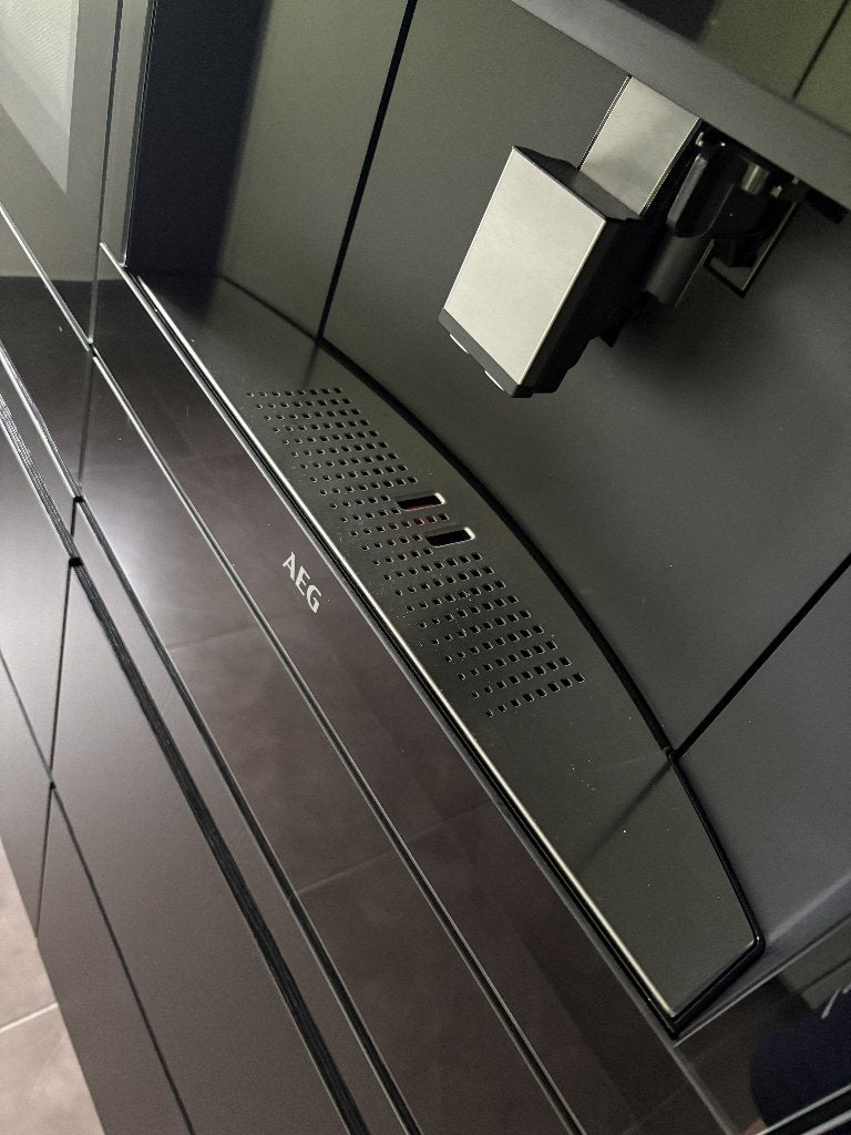 Inox plaat AEG inbouwkoffiemachine, Ophalen, Overige typen, Overige merken, Nieuw