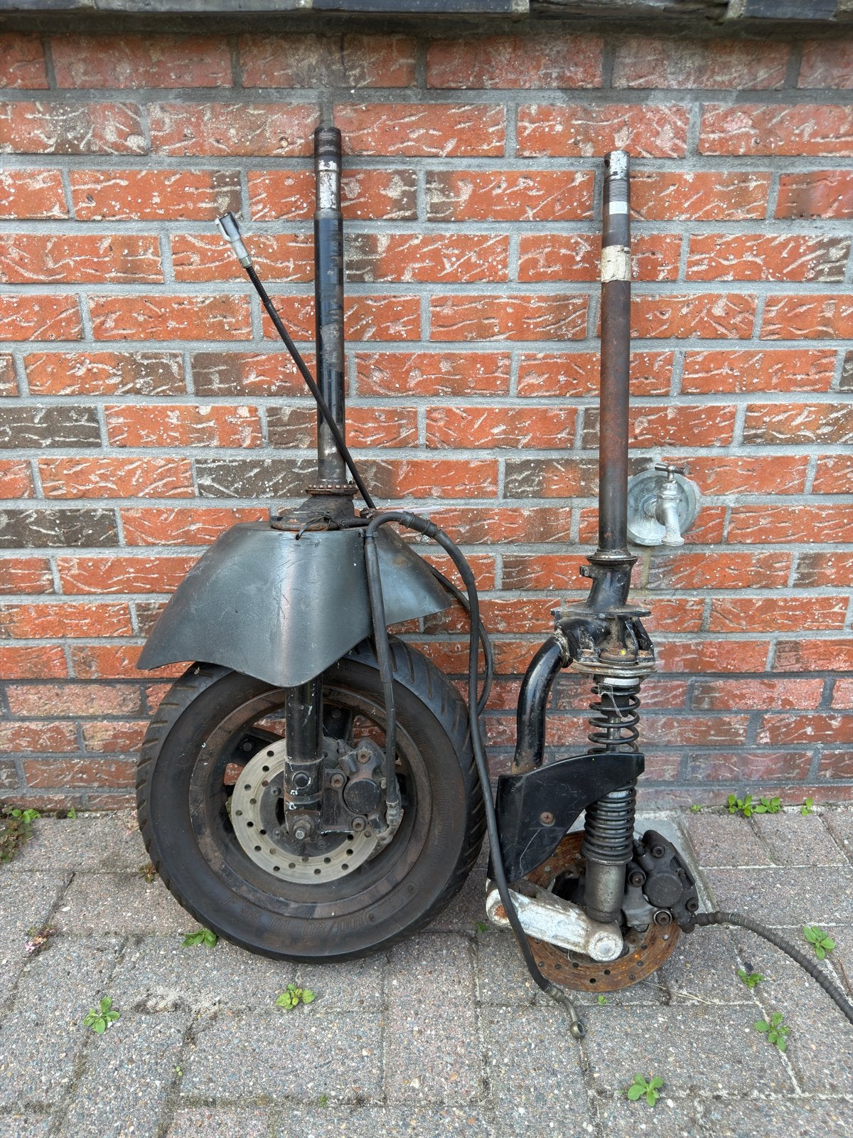 Fourches avant zippées, Enlèvement ou Envoi, Utilisé, Cadre, Piaggio